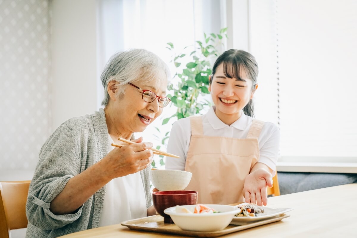 お年寄りの食のお手伝い